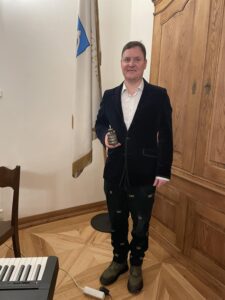 Artur Ümar, Tullio Ilometsa muinsuskaitseauhinna 2023 laueraat. Foto Helle Solnask